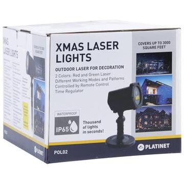 REFLECTOR LASER FESTIV IP65 PLATINET