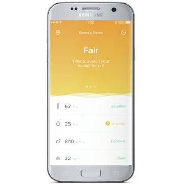 Netatmo NHC-EC, 120 dB, LED, Roz