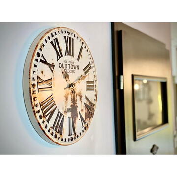 Techno Line TECHNOLINE wall clock 596644 Vintage Retro Old Town Metal Loft 40 cm