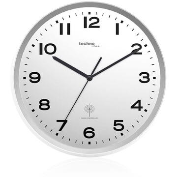 Techno Line TECHNOLINE WT8500 radio wall clock silver 30 cm