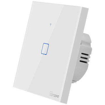 Touch light switch WiFi + RF 433 Sonoff T1 EU TX (1-gang)