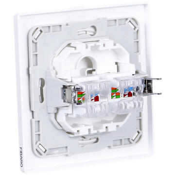 Fibaro Walli N socket-outlet 2 x RJ-45 White