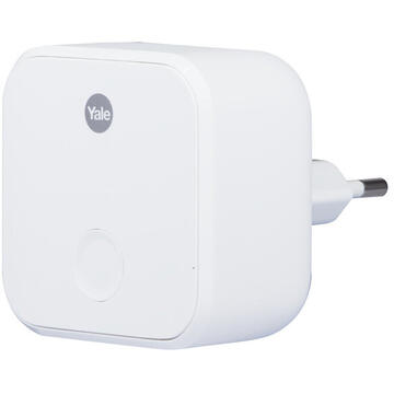 Connect Wi-Fi Bridge pentru incuietoare inteligenta Yale Linus 05/401C00/WH, Bluetooth 4.0, Wi-Fi 2.4GHz 802.11 (b/g/n), alb
