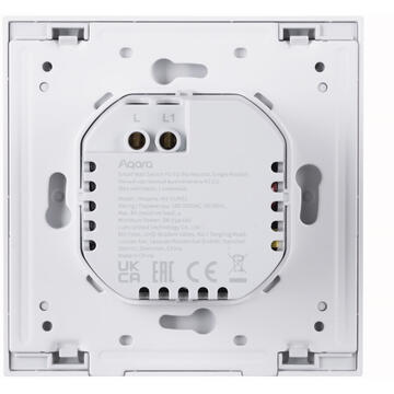 Intrerupator inteligent Xiaomi WS-EUK01, 8 A, 110-240 V, Alb