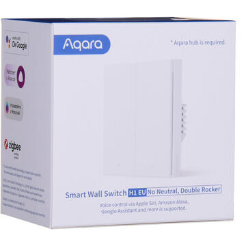 Intrerupator inteligent Xiaomi WS-EUK02, 8 A, Alb