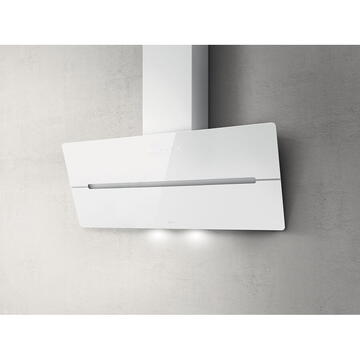 Hota ELICA WISE WH/A/90 Hood 693 m3/h, 263 W, 3 trepte de putere , Alb