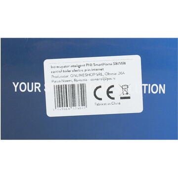 Intrerupator inteligent PNI-SB151M-S, 16 A, Alb
