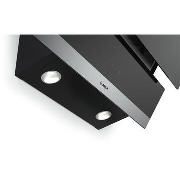 Hota Bosch DWK065G60 Negru 216 W 1 motor 3 viteze Filtru Lavabil Panou Touch screen absorbtie minima 260 m³/h  absorbtie maxima 593 m³/h