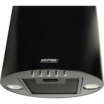Hota ISLAND KITCHEN HOOD MPM-31-OTW-02 Negru 1 motor 3 viteze