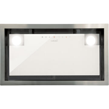 Hota CATA GC DUAL A 45 XGWH/D Hood, A, Canopy, Width 49,2 cm, Max extraction power 820 m3/h, Touch Control, White glass