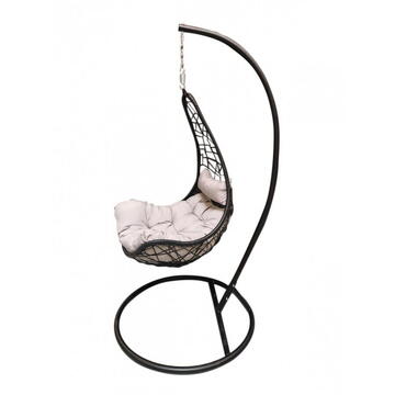 Heinner Balansoar Elda, ratan sintetic, gri, 80x102x124/195cm