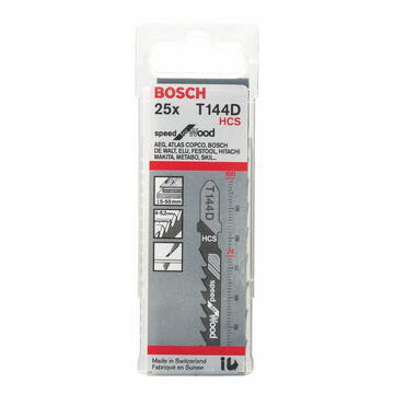 Bosch Panze de fierastrau pendular pentru lemn, lungime 100 mm, 25 buc