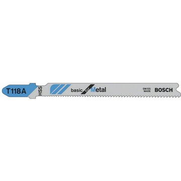 Bosch Set panze de fierastrau pentru metal, lungime 92 mm, 5 buc