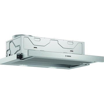 Hota Hota incorporabila Bosch DFM064W54, Putere de absorbtie 389 mc/h, 3 trepte de putere, 60 cm, Inox