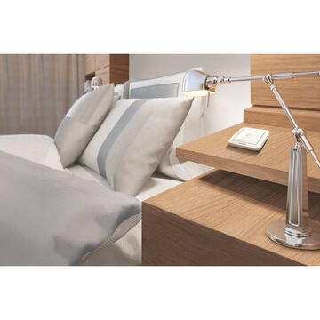 Comutator universal Bosch Flex, Wireless, Alb, 120x120x25mm