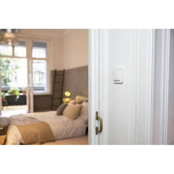 Comutator universal Bosch Flex, Wireless, Alb, 120x120x25mm