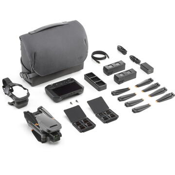 Kit Drona DJI Mavic 3 Cine Premium Combo, 5.1K50Gimbal 3axe, 15km raza transm., auton. 46min, 899g
