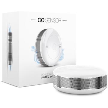 Senzor de monoxid de carbon FIBARO smart home, FGCD-001, Z-Wave Plus