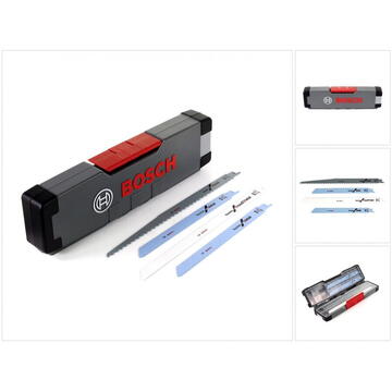 Bosch Set lame de fierastrau sabie pentru lemn si metal, 20 buc