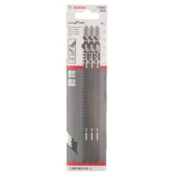 Bosch Set 3 Panze T744D 135mm