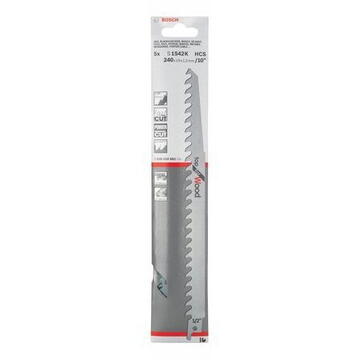 Bosch Panza de ferastrau Plastic, Set 5 piese, Alb