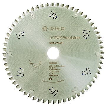 Bosch Lamă de fierăstrău circular, 254 x 30 x 2.3 mm, 60 dinți