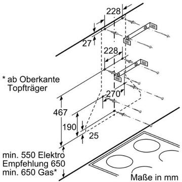 Hota Bosch DWW06W650  650 m3/h 60cm Argintiu