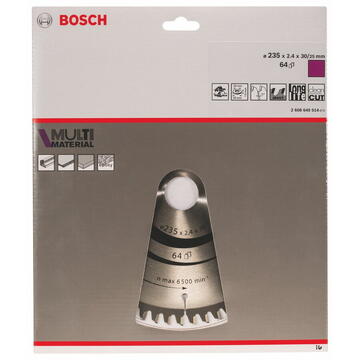 Bosch Panza fierastrau circular, multimaterial, 235 x 30 x 2.4 mm, 64 dinti