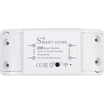 Releu inteligent PNI-PT08R, 10 A, 2.4 GHz, Alb