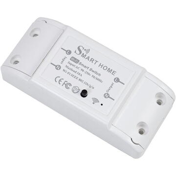 Releu inteligent PNI-PT08R, 10 A, 2.4 GHz, Alb