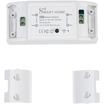 Releu inteligent PNI-PT08R, 10 A, 2.4 GHz, Alb