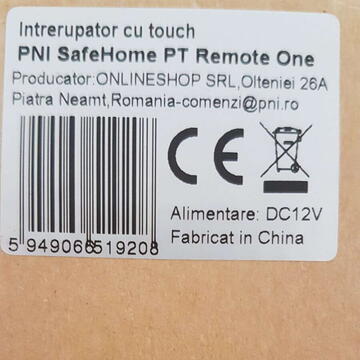 Intrerupator inteligent PNI-PTREMOTE1, 10 A, Alb