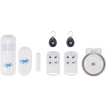 Sistem de alarma wireless PNI-HS600, Wireless, 433 MHz, Alb