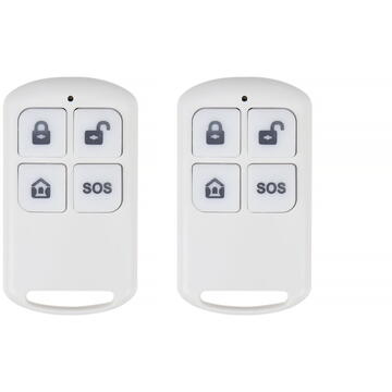 Sistem de alarma wireless PNI-HS600, Wireless, 433 MHz, Alb