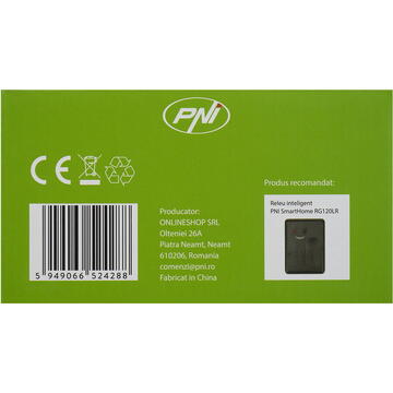 Sistem de alarma wireless PNI-PG600LR, Wireless, 2.4 GHz, Alb