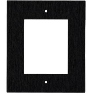 2N Rama montaj  FLUSH IP VERSO 1 modul, negru