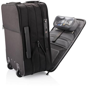 XD DESIGN TRAVEL BAG FLEX FOLDABLE TROLLEY BLACK P/N: P705.811