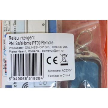 Releu inteligent PNI-PT09Remote, 10 A, 230 V, Alb