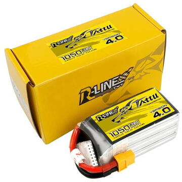 Tattu R-Line 4.0 1050mAh 22.2V 130C 6S1P XT60 Battery