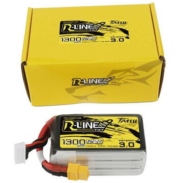 Akumulator Tattu R-Line Version 3.0 1300mAh 22,2V 120C 6S1P XT60
