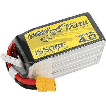 Akumulator Tattu R-Line 4.0 1550mAh 22.2V 130C 6S1P XT60