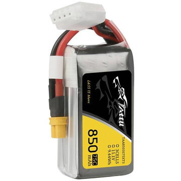 Akumulator Tattu 850mAh 11.1V 75C 3S1P Konektor XT30