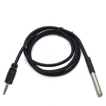 Senzor de temperatură Sonoff 017865, Cu fir, Negru