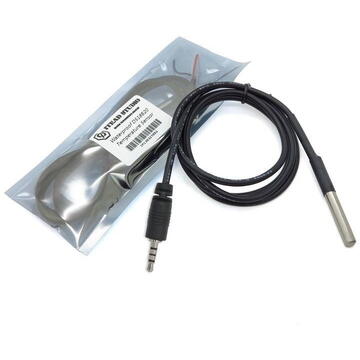 Senzor de temperatură Sonoff 017865, Cu fir, Negru