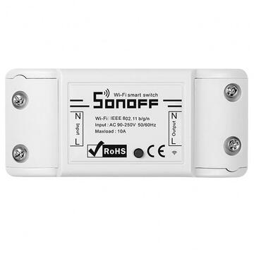 Releu inteligent Sonoff 022609, 90V~250V, 2.4 GHz, Alb