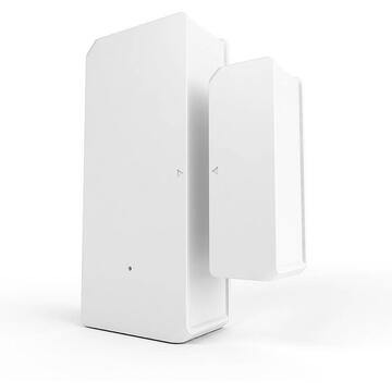 Senzor alarma usi si ferestre Sonoff 024208, 433 MHz, Wireless, Alb