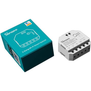 Releu inteligent Sonoff 027612, 100-240V AC, 3300 W, 15 A, Alb