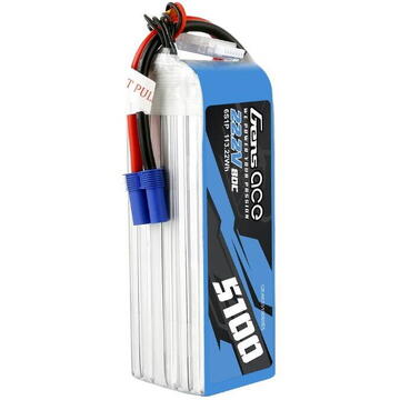 Gens ace GensAce 5100mAh 22.2V 80C 6S1P EC5 battery