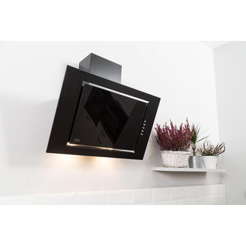 Hota Beko HCA62321B, Incorporabil, 62W, 1 motor, 3 viteze, Negru