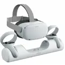 Anker Statie incarcare pentru Oculus Quest 2, suport pentru casti si controllere, 2 baterii reincarcarbile, USB-C, Alb